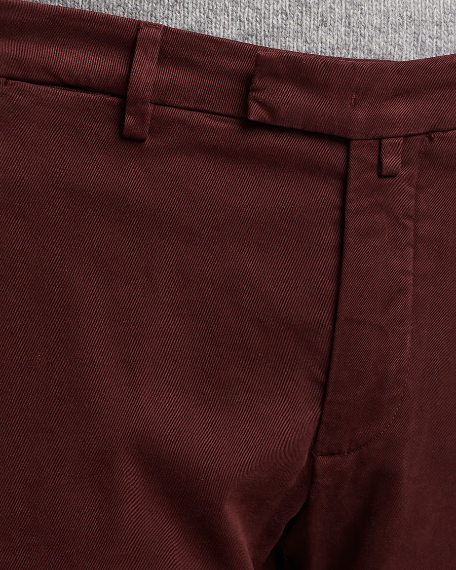 Herren | Hosen | Briglia 1949 | Slim Fit Cotton Stretch Chino Wine