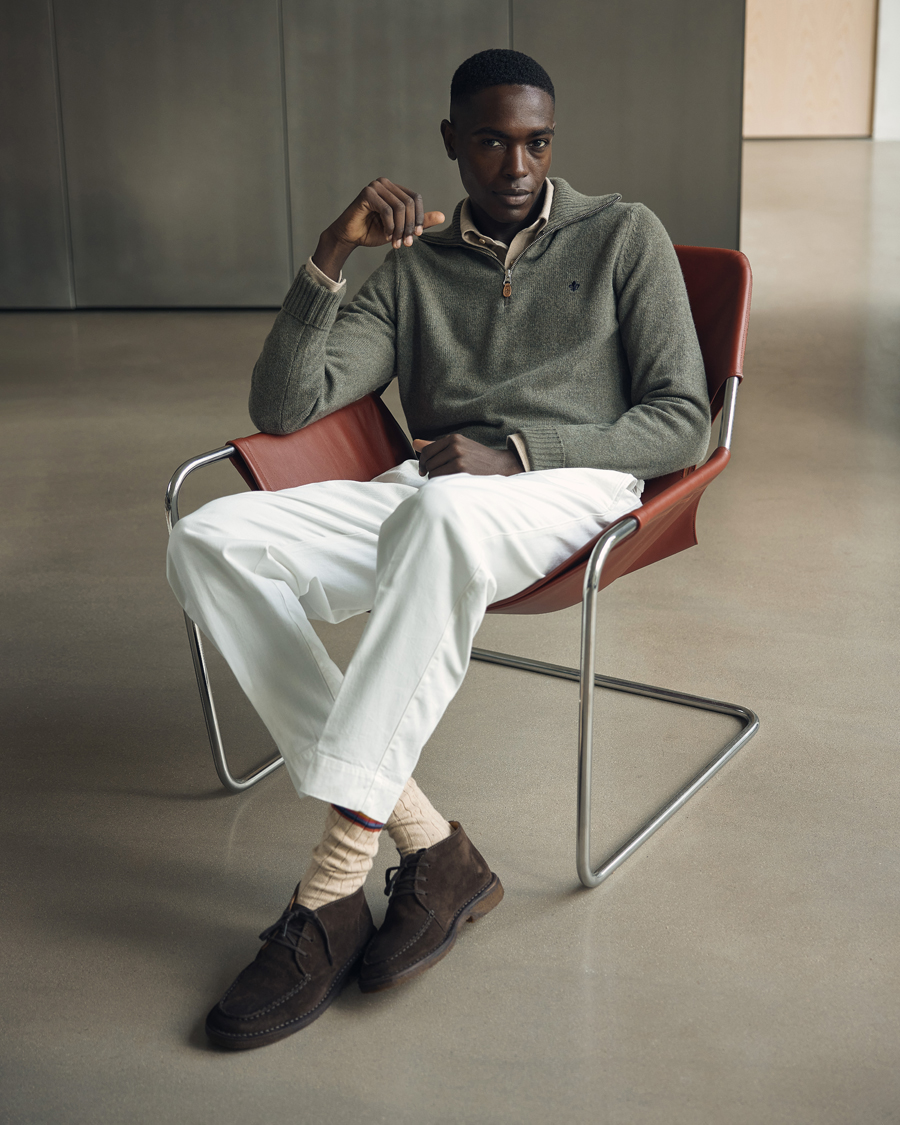 Herren | Hosen | Briglia 1949 | Soho Tailored Easy Fit Chino Off White