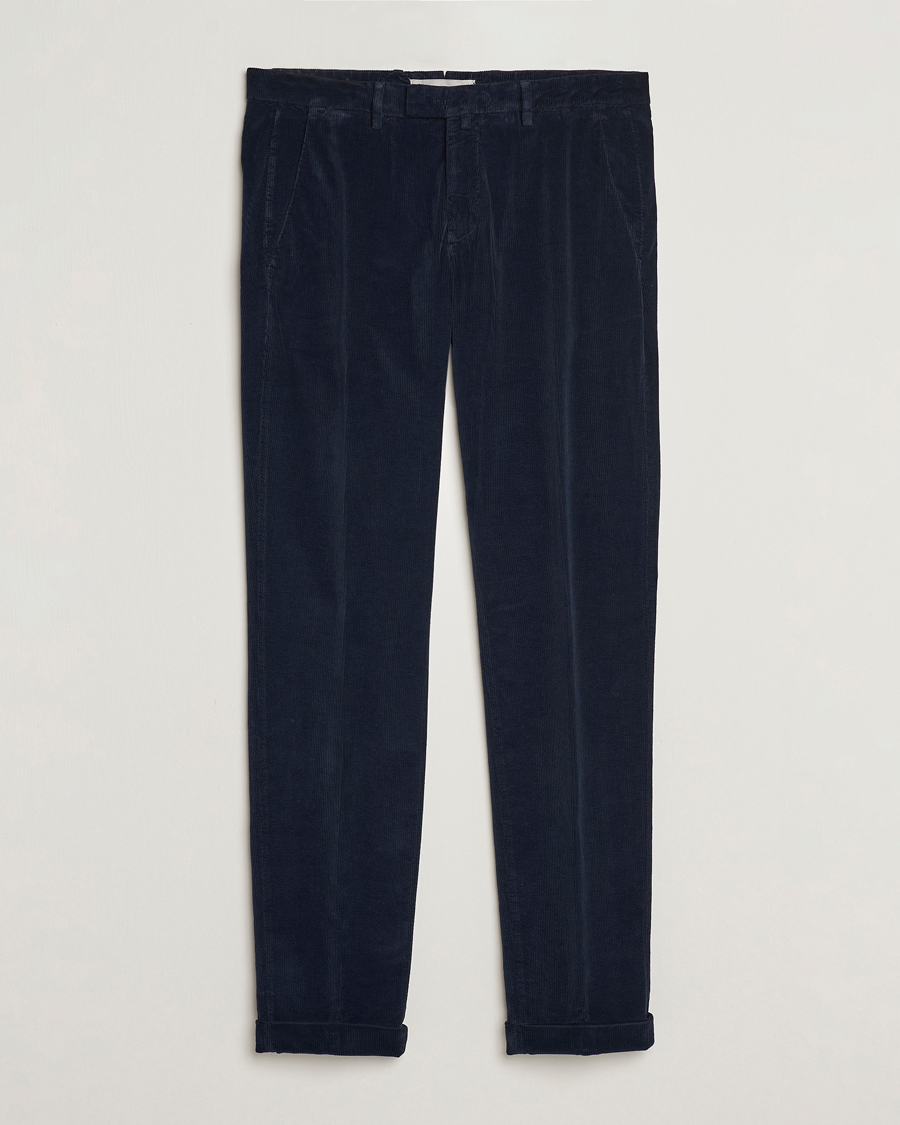Herren | Hosen | Briglia 1949 | Slim Fit Corduroy Trousers Navy