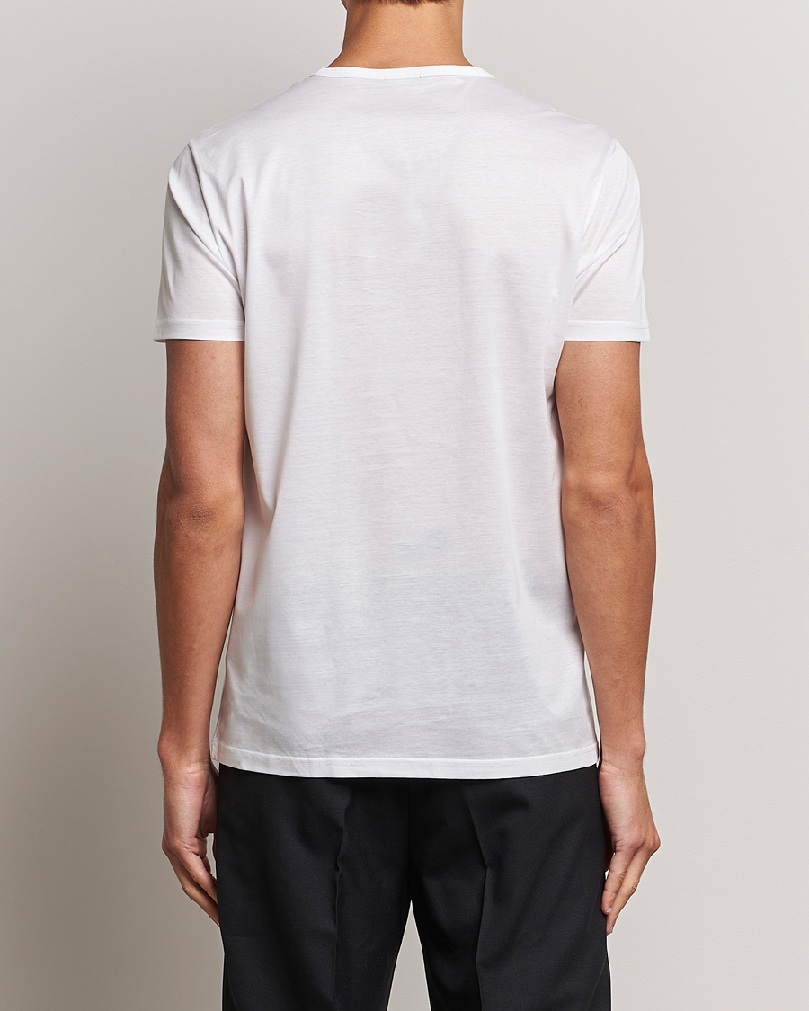 Herren | T-Shirts | Zegna | Filoscozia Pure Cotton Round Neck T-Shirt White
