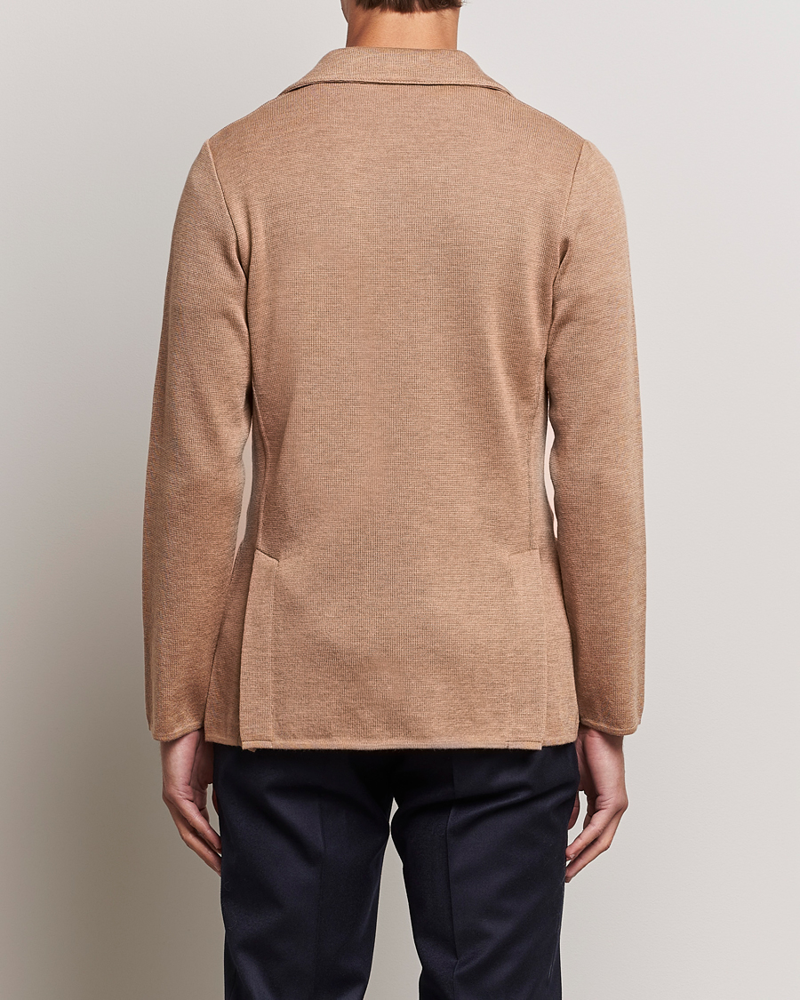 Herren | Sakkos | Lardini | Knitted Wool Blazer Beige