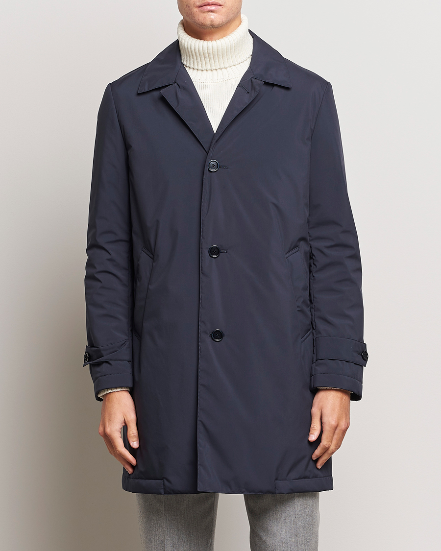Herren | Lardini | Lardini | Packable Water Repellent Coat Navy
