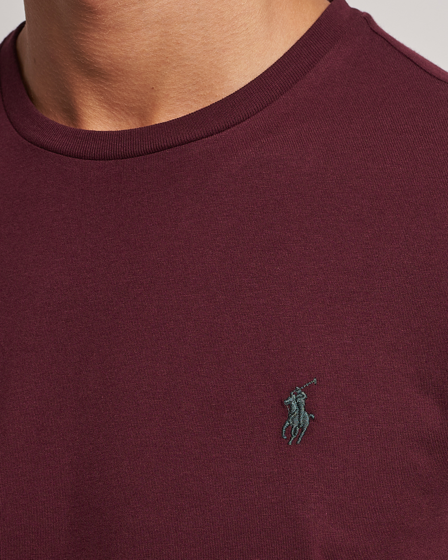 Herren | T-Shirts | Polo Ralph Lauren | Crew Neck T-Shirt Harvard Wine