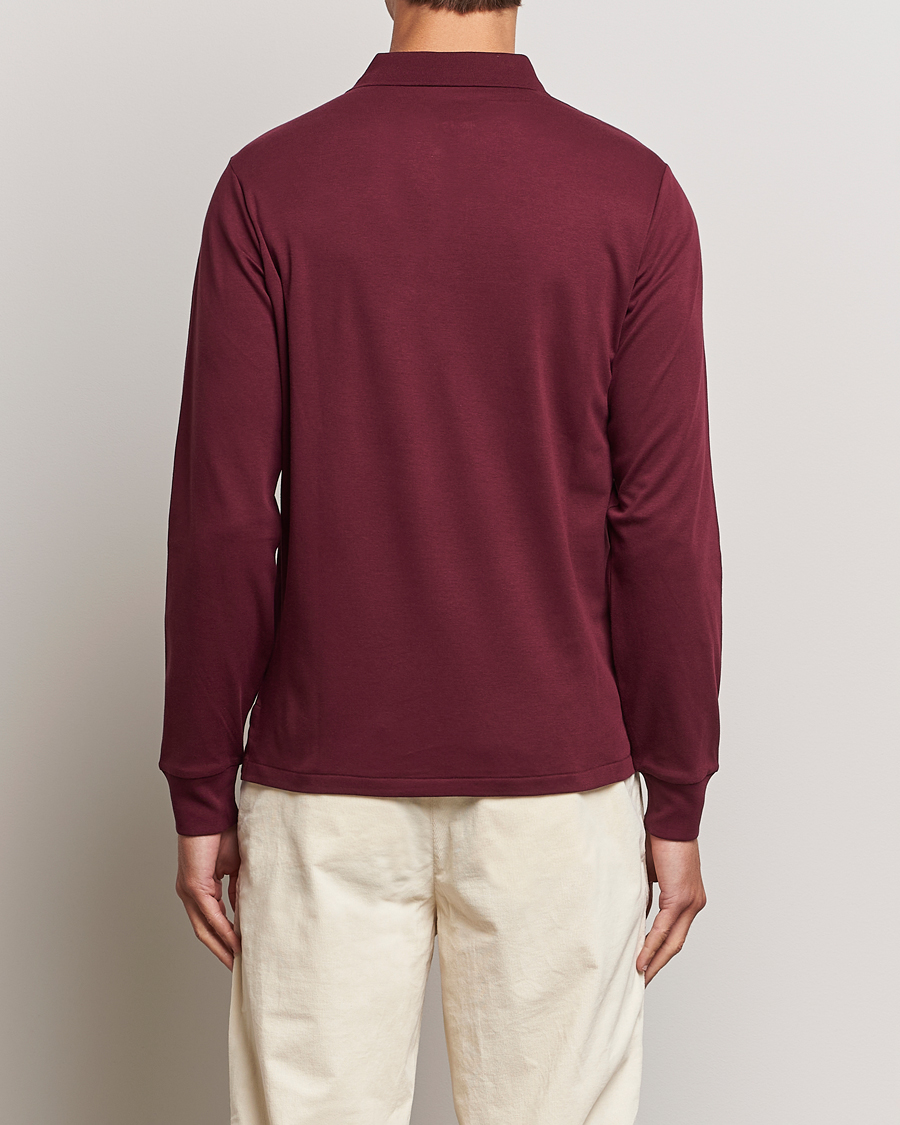 Herren | Pullover | Polo Ralph Lauren | Luxury Pima Cotton Long Sleeve Polo Harvard Wine
