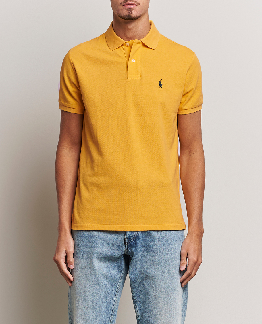 Herren | Poloshirts | Polo Ralph Lauren | Custom Slim Fit Polo Gold Bugle