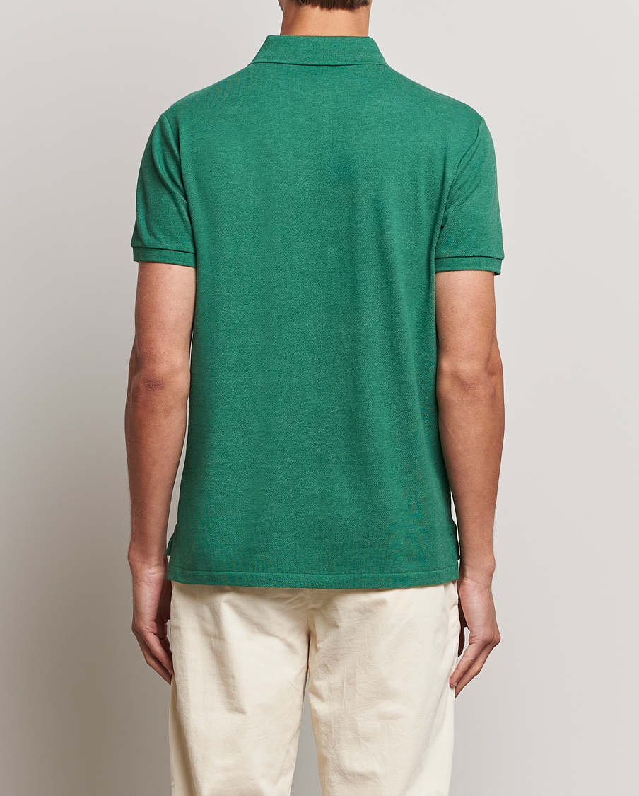 Herren | Poloshirt | Polo Ralph Lauren | Custom Slim Fit Polo Green Heather