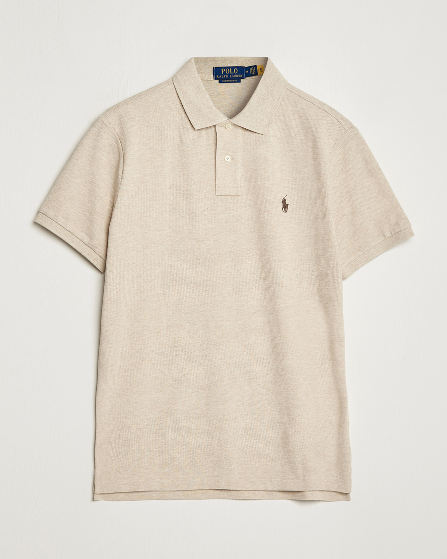 Herren | Poloshirts | Polo Ralph Lauren | Custom Slim Fit Polo Expedition Dune Heather