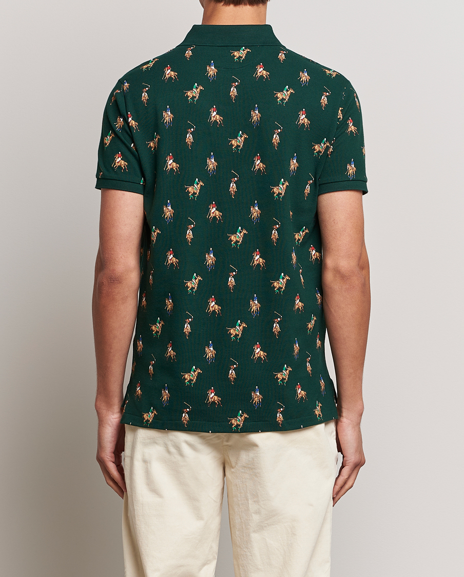 Herren | Poloshirts | Polo Ralph Lauren | Custom Slim Fit Game Day Polo Hunt Club Green