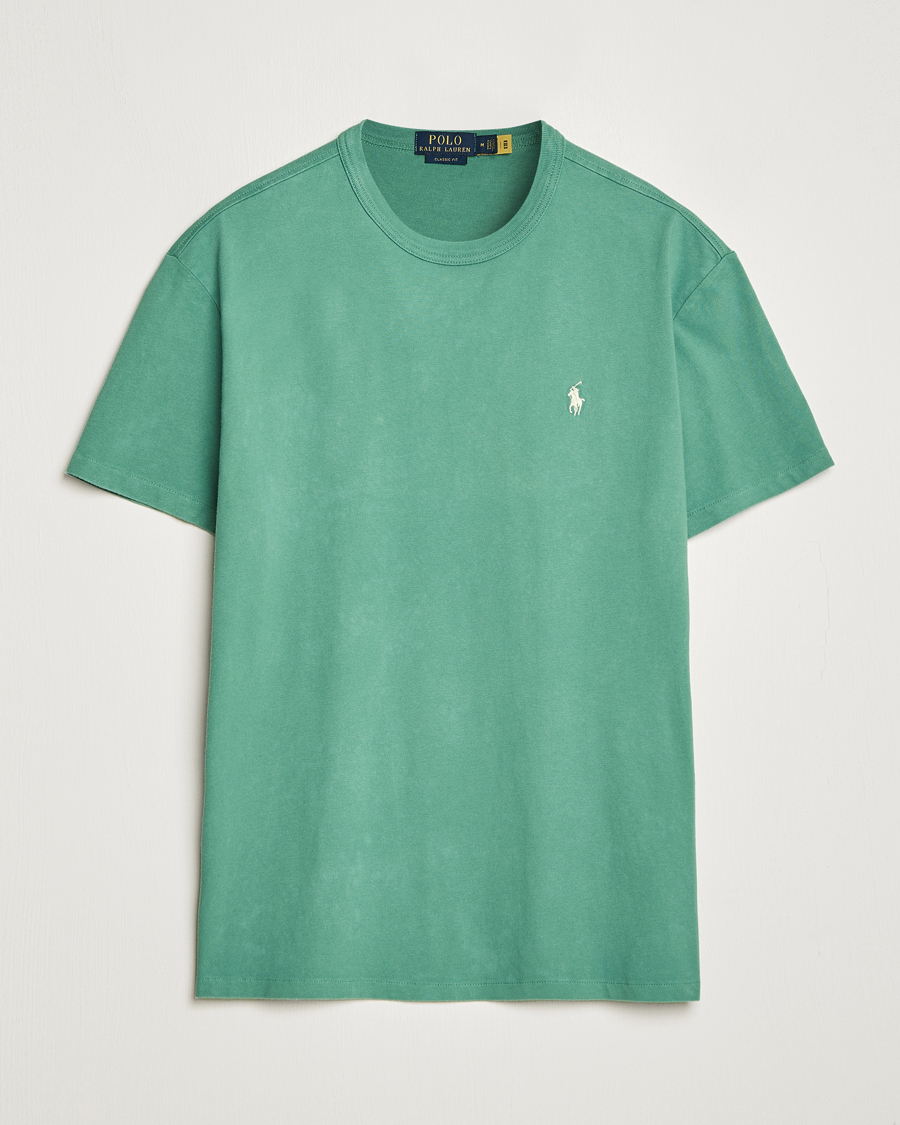 Herren | Kurzarm T-Shirt | Polo Ralph Lauren | Loopback Crew Neck T-Shirt Fairway Green