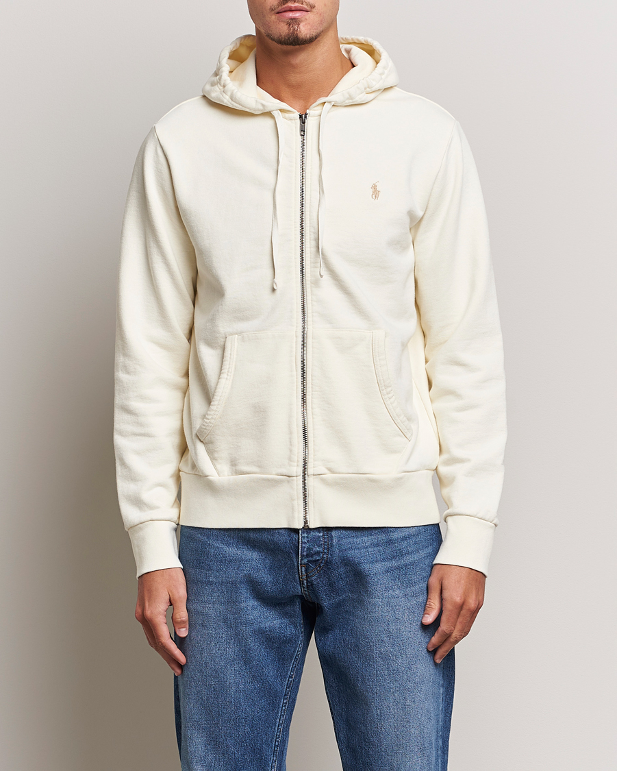 Herren | Kapuzenpullover | Polo Ralph Lauren | Loopback Full Zip Hoodie Clubhouse Cream