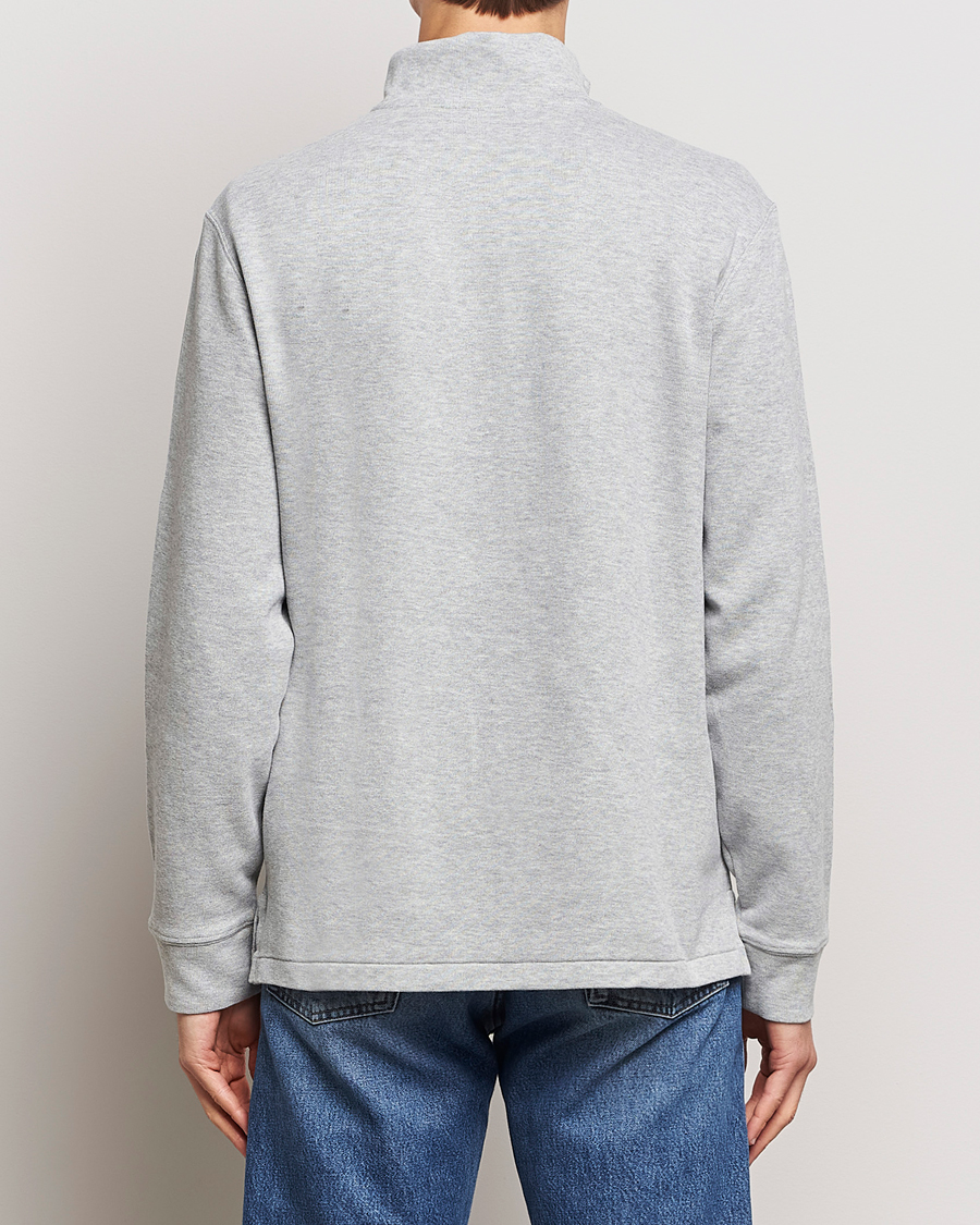 Herren | Pullover | Polo Ralph Lauren | Double Knit Jaquard Half Zip Sweater Andover Heather