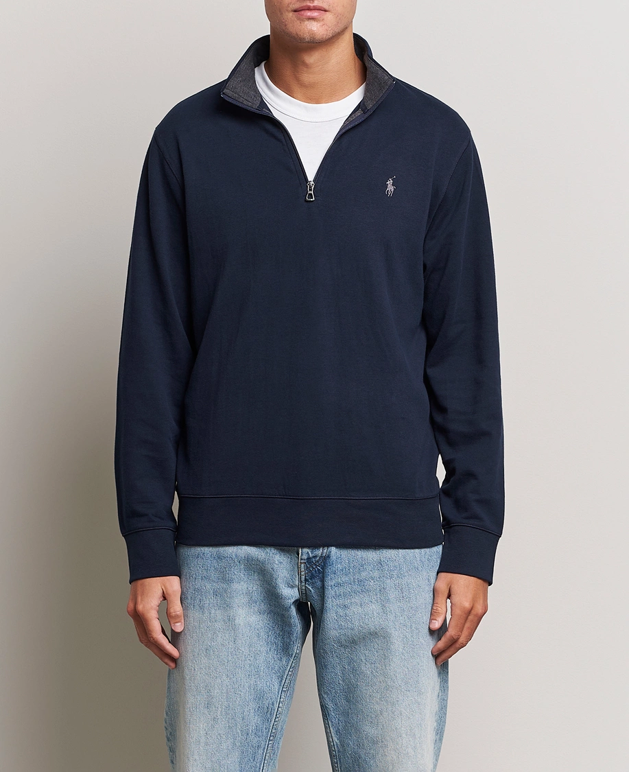 Herren | Pullover | Polo Ralph Lauren | Tech Double Knit Half Zip Aviator Navy