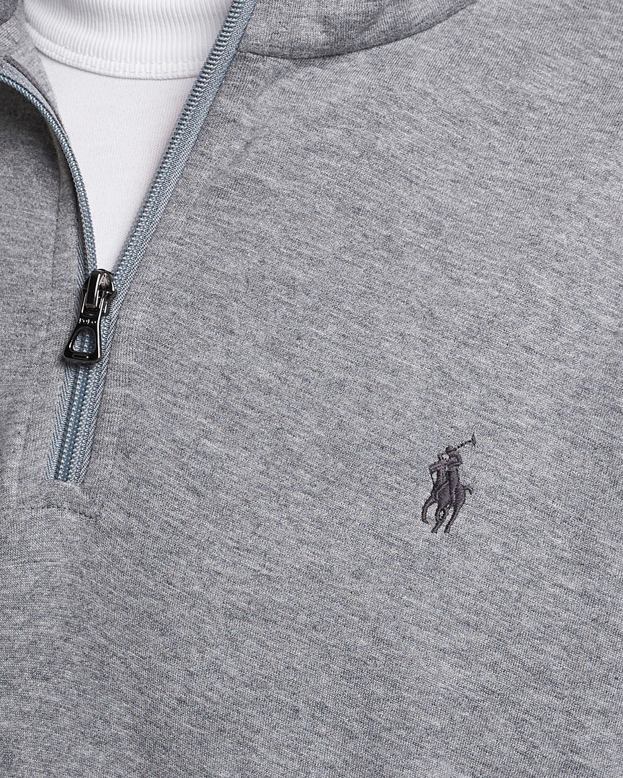 Herren | Pullover | Polo Ralph Lauren | Tech Double Knit Half Zip Steel Heather