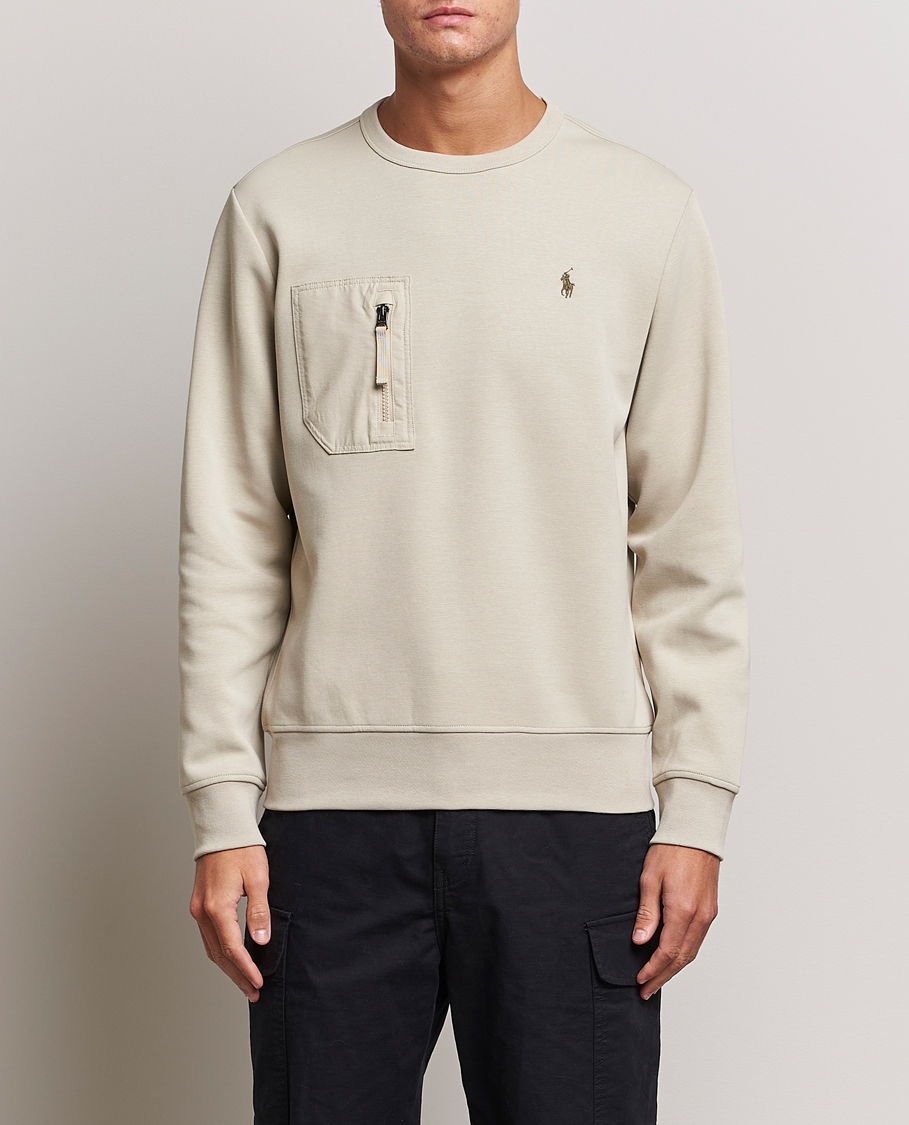 Herren |  | Polo Ralph Lauren | Double Knit Pocket Sweatshirt Classic Stone