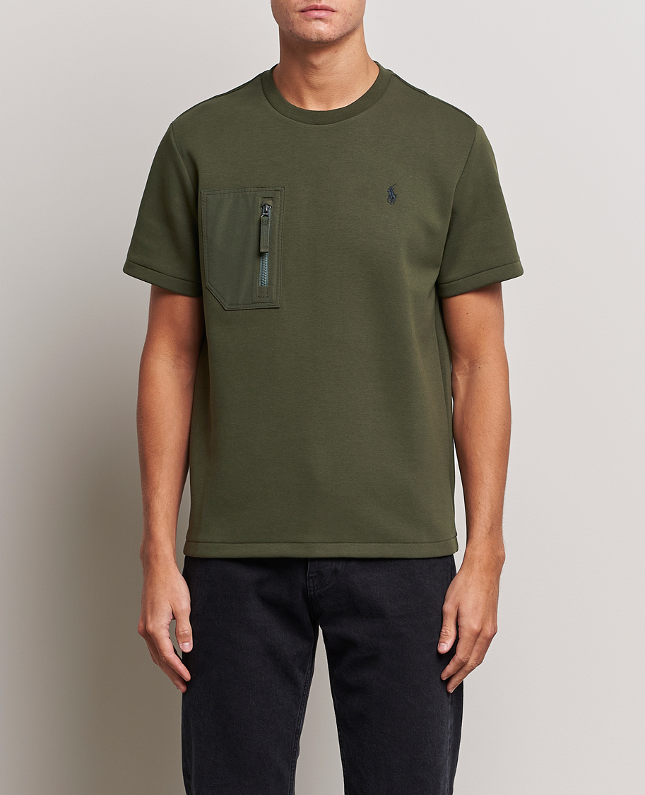 Herren |  | Polo Ralph Lauren | Double Knit Pocket T-Shirt Company Olive