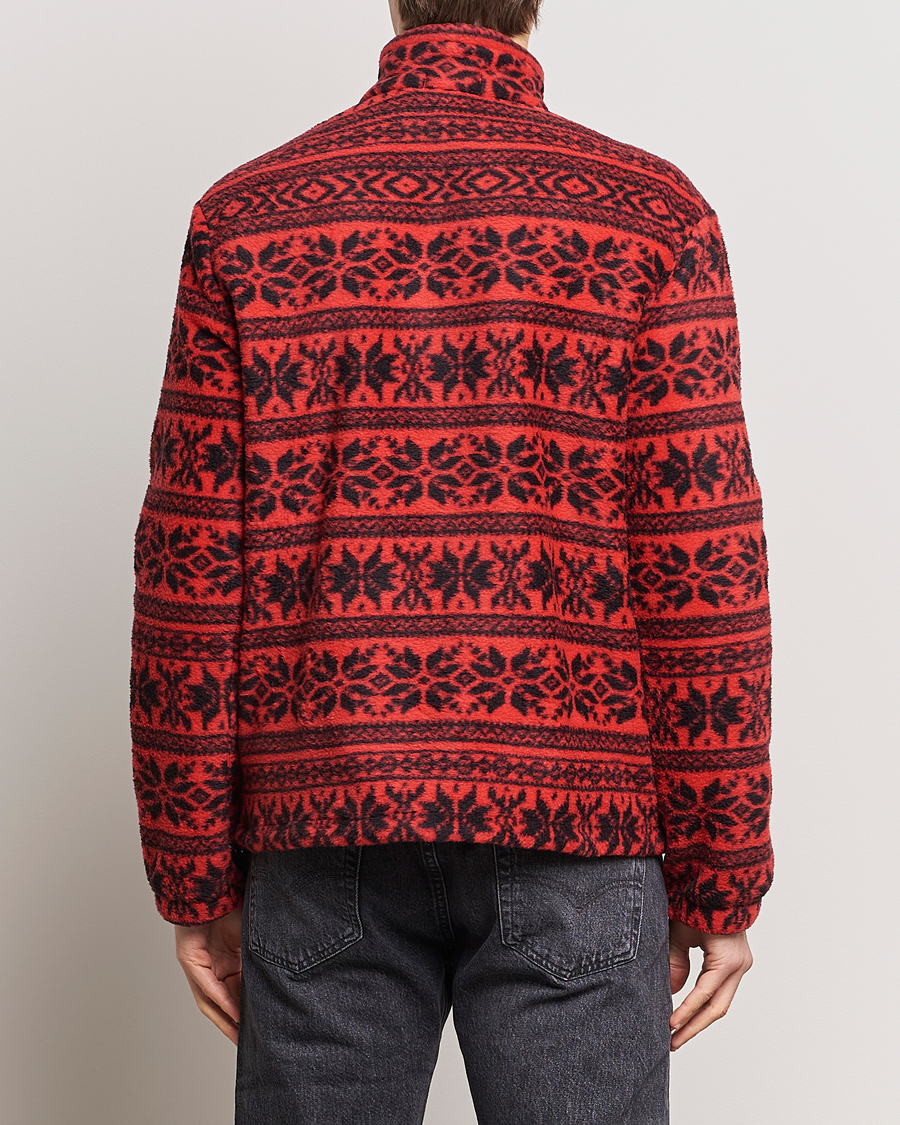 Herren | Pullover | Polo Ralph Lauren | Fairisle Half Zip Sweater Martin Red