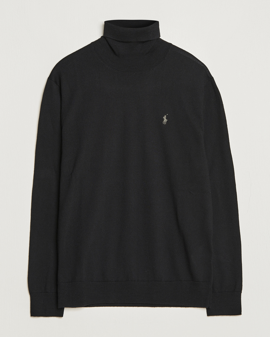 Herren | Pullover | Polo Ralph Lauren | Merino Knitted Rollneck Black