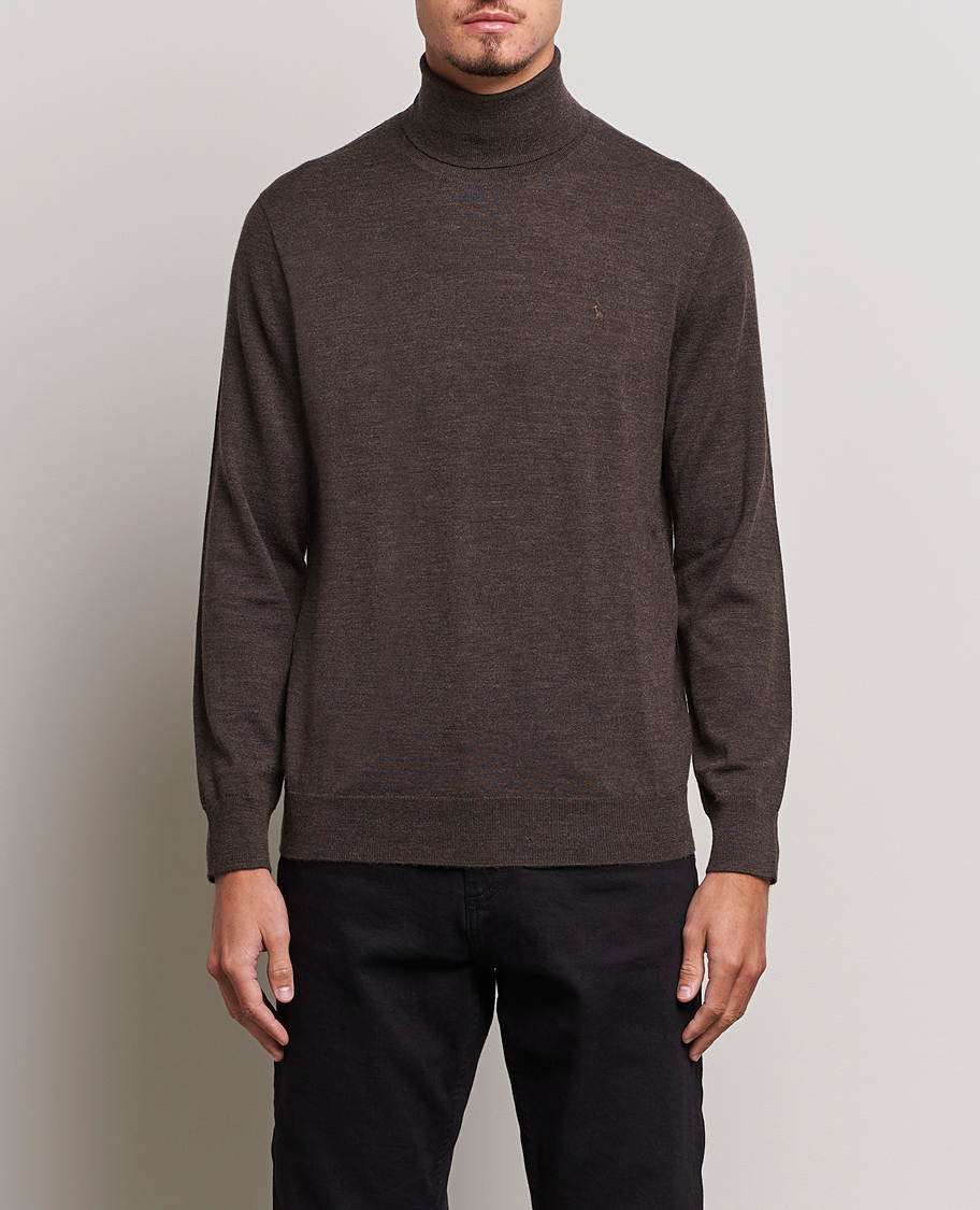 Herren |  | Polo Ralph Lauren | Merino Knitted Rollneck Brown Heather