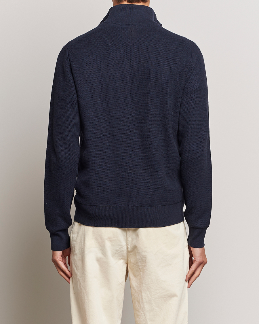 Herren | Pullover | Polo Ralph Lauren | Textured Half Zip Navy Heather