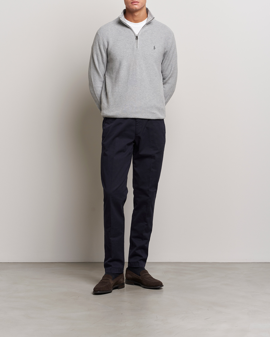 Herren | Pullover | Polo Ralph Lauren | Textured Half Zip Andover Heather