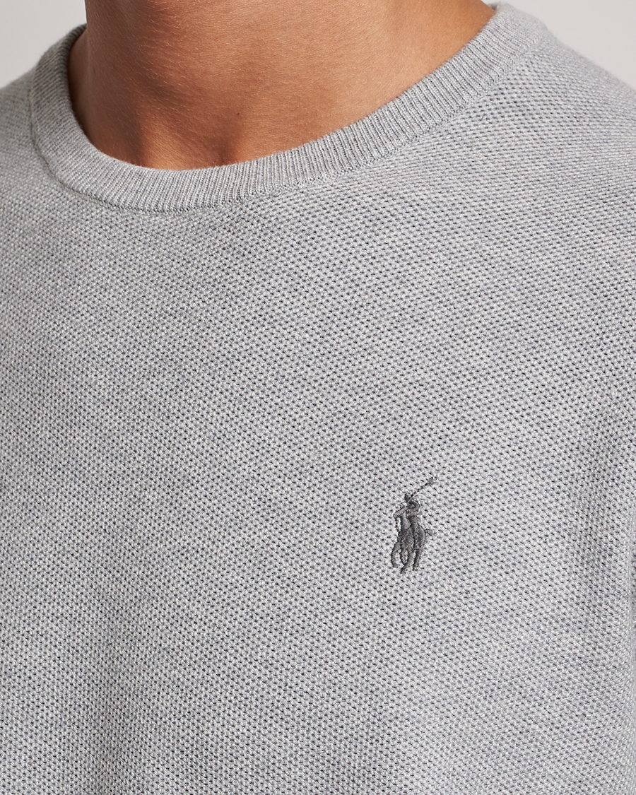 Herren | Pullover | Polo Ralph Lauren | Textured Crew Neck Sweater Andover Heather
