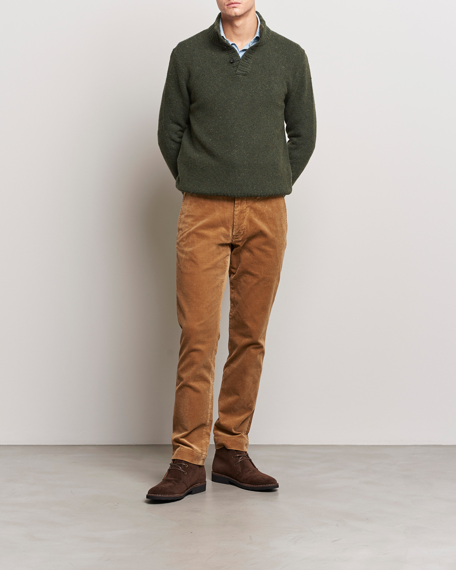 Herren | Pullover | Polo Ralph Lauren | Wool Knitted Donegal Moss Green
