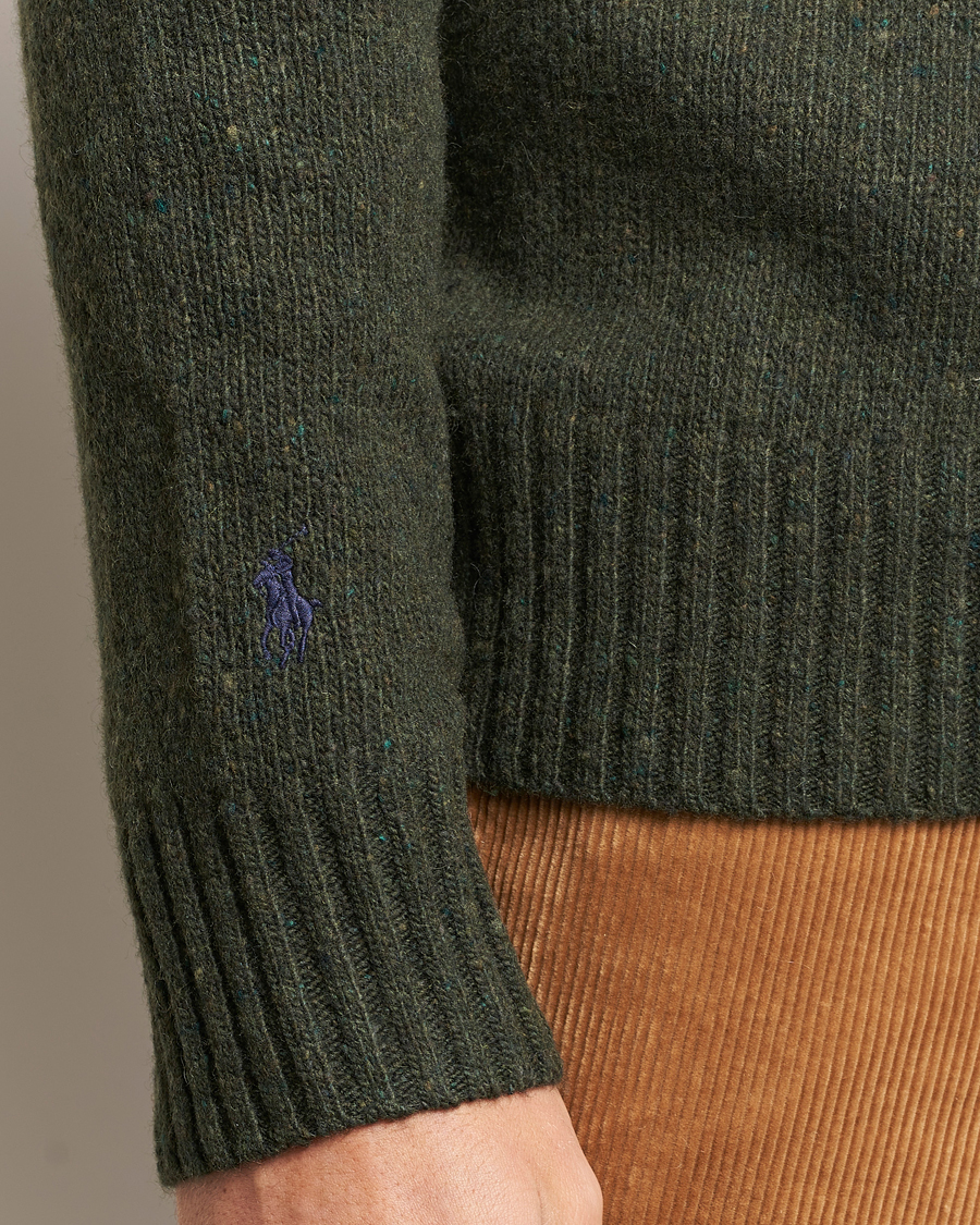 Herren | Pullover | Polo Ralph Lauren | Wool Knitted Donegal Moss Green