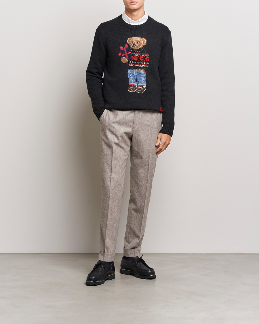 Herren | Pullover | Polo Ralph Lauren | Knitted Bear Sweater Black