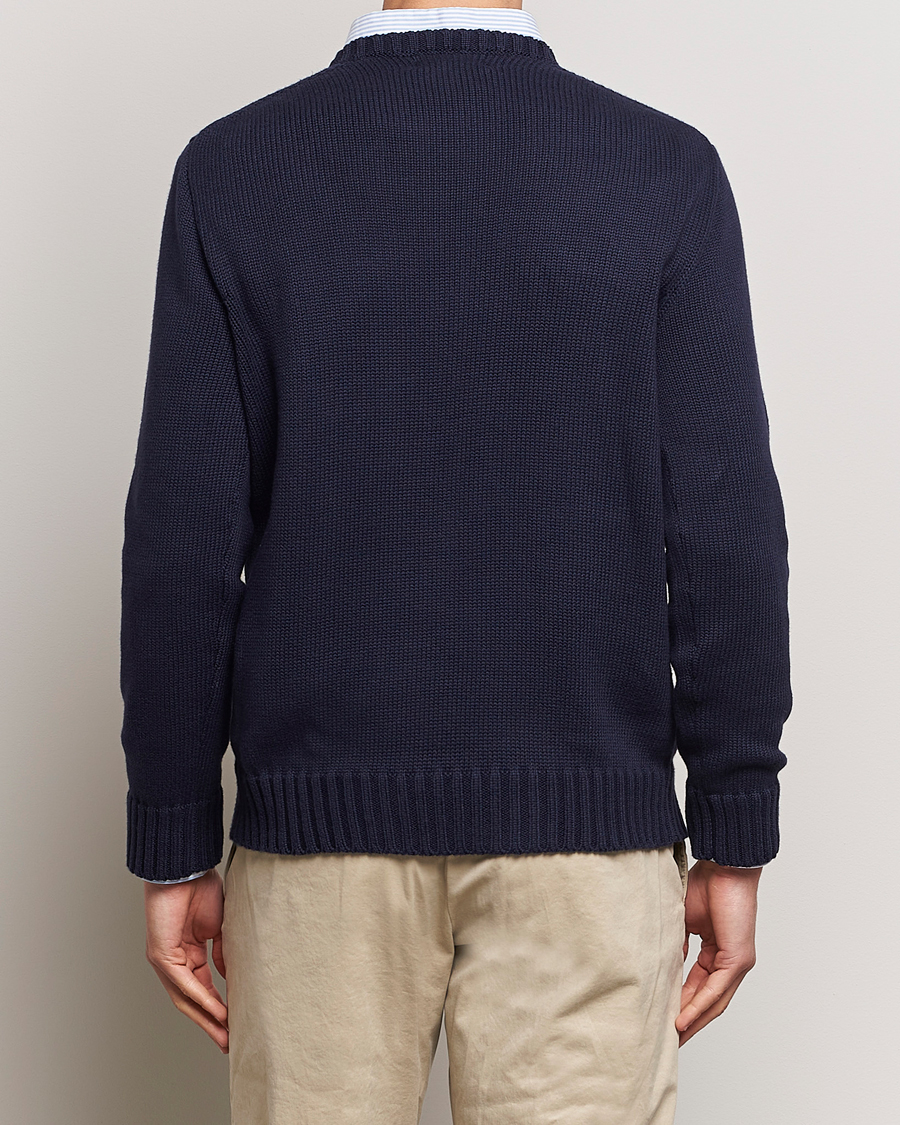 Herren | Pullover | Polo Ralph Lauren | Cotton Knitted Flag Sweater Hunter Navy