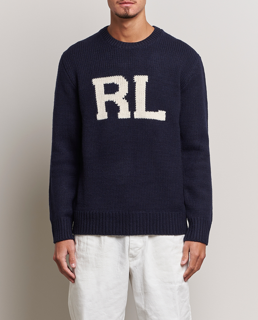 Herren |  | Polo Ralph Lauren | RL Wool Knitted Sweater Hunter Navy