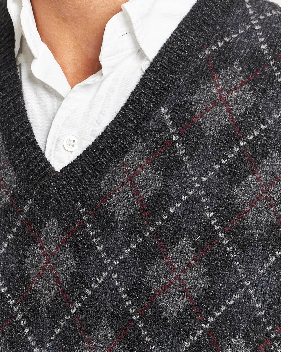 Herren | Pullover | Polo Ralph Lauren | Wool Argyle Slipover Charcoal