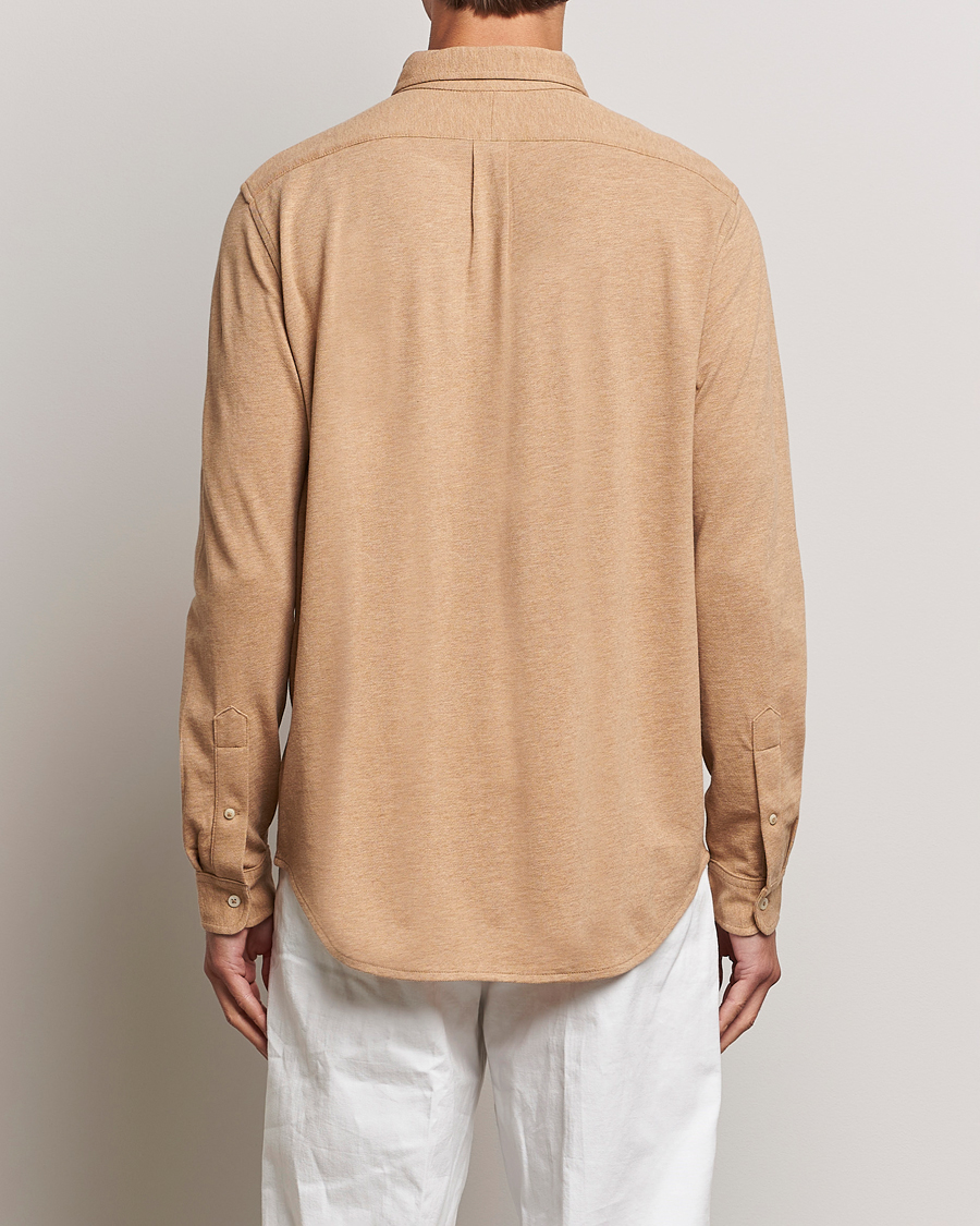 Herren | Hemden | Polo Ralph Lauren | Slim Fit Featherweight Mesh Shirt Camel Heather
