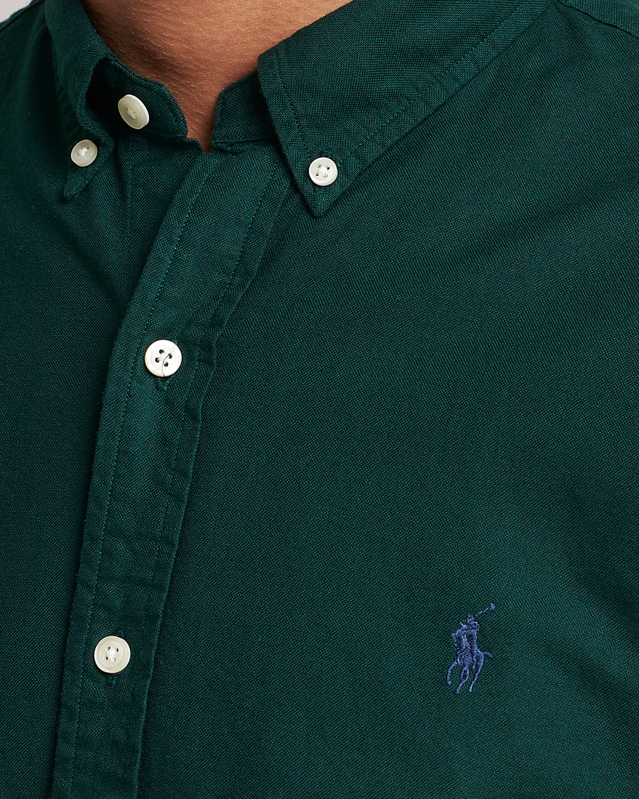 Herren | Hemden | Polo Ralph Lauren | Slim Fit Garment Dyed Oxford Moss Agate