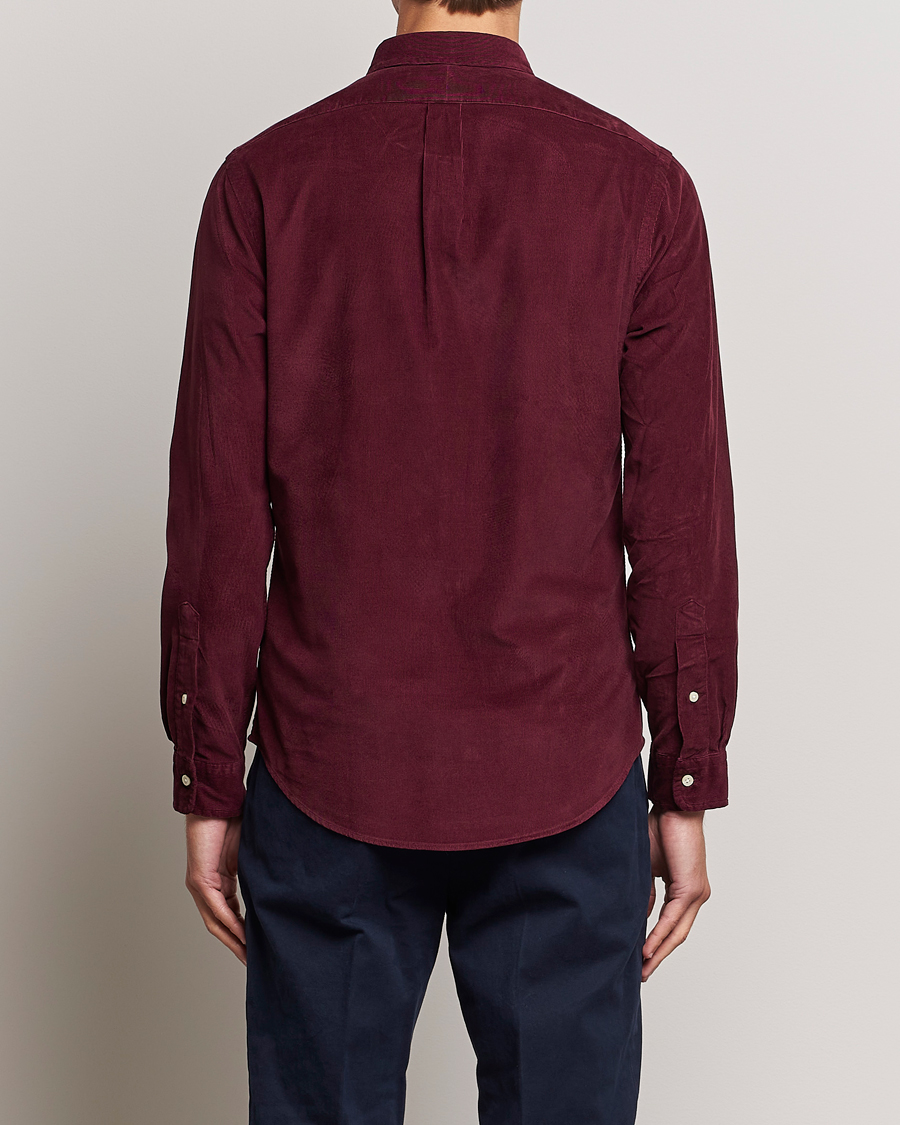 Herren | Hemden | Polo Ralph Lauren | Slim Fit Corduroy Shirt Harvard Wine