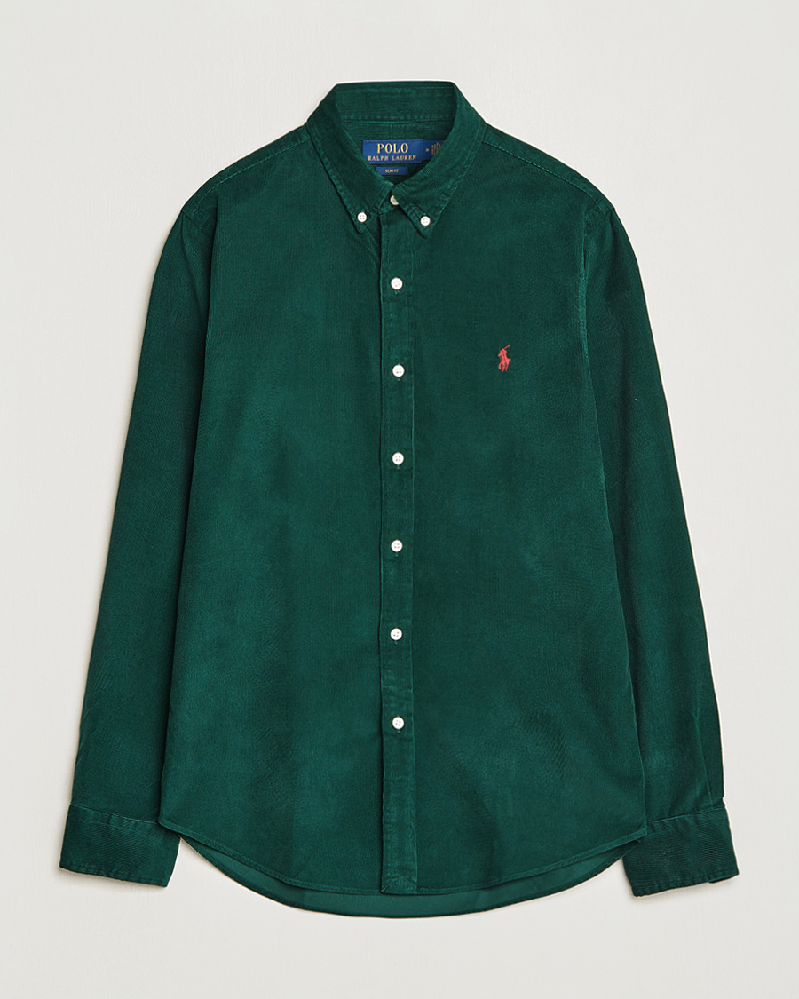 Herren | Hemden | Polo Ralph Lauren | Slim Fit Corduroy Shirt Hunt Club Green