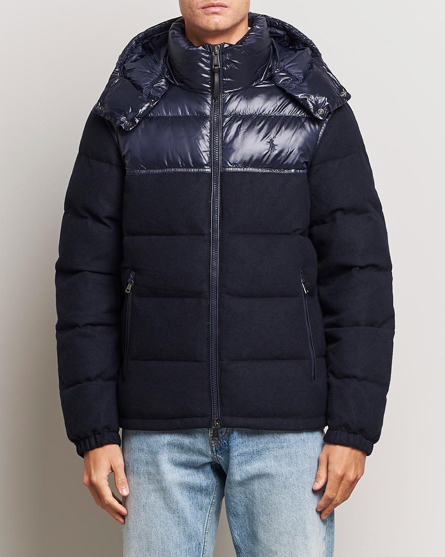 Herren |  | Polo Ralph Lauren | Flint Wool Down Jacket Collection Navy