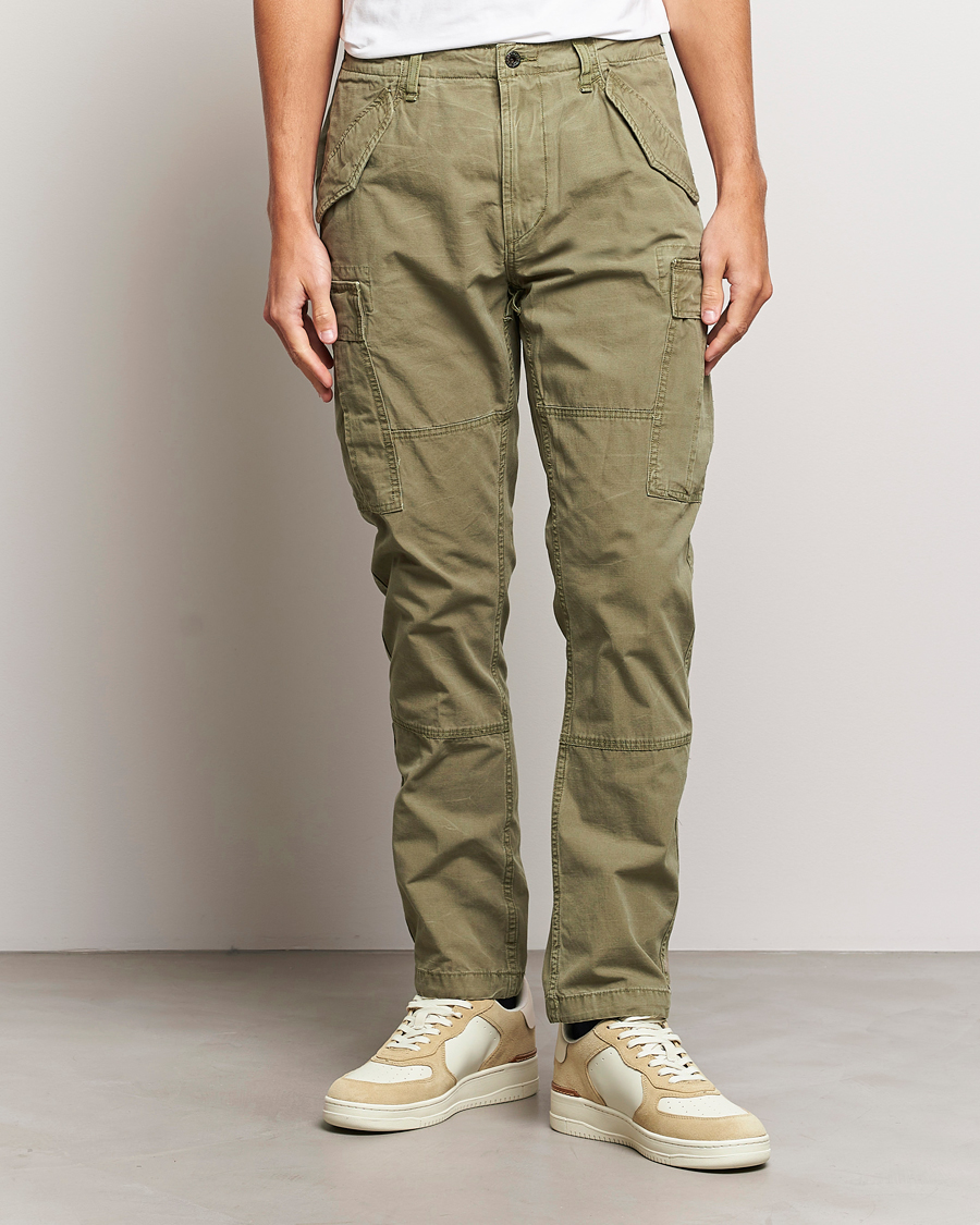 Herren | Neue Produktbilder | Polo Ralph Lauren | Slub Canvas Cargo Pants Outdoors Olive