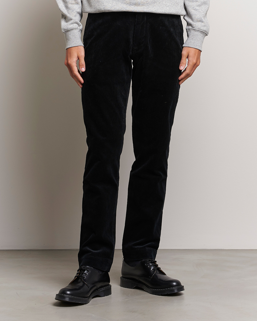 Herren | Cordhosen | Polo Ralph Lauren | Bedford Slim Fit Corduroy Trousers Black