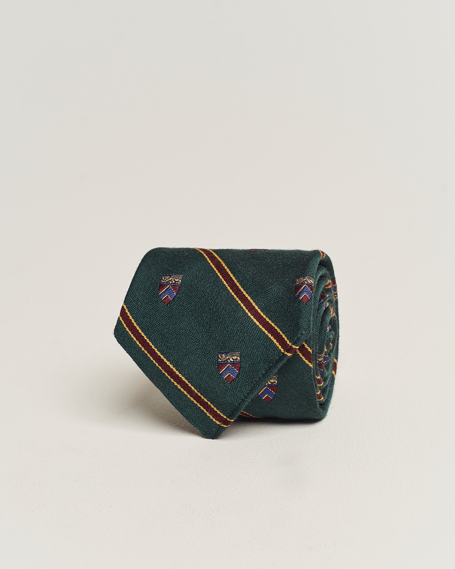 Herren | Polo Ralph Lauren Vintage Club Striped Tie Green | Polo Ralph Lauren | Vintage Club Striped Tie Green