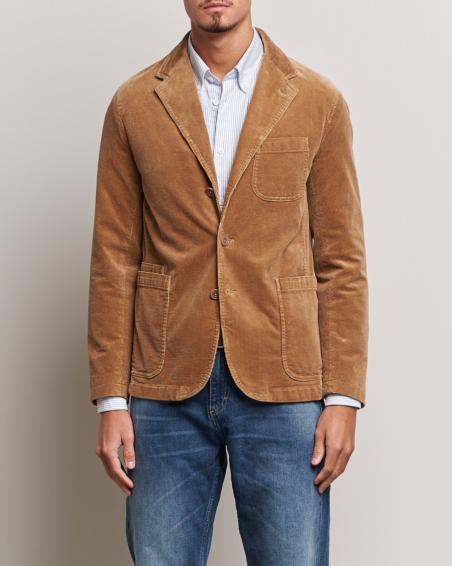 Herren | Cordsakko | Polo Ralph Lauren | Corduroy Stretch Blazer Rustic Tan