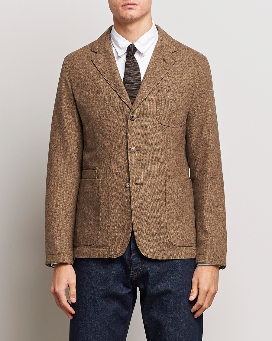 Herren |  | Polo Ralph Lauren | Classic Herringbone Sportcoat Brown/Tan