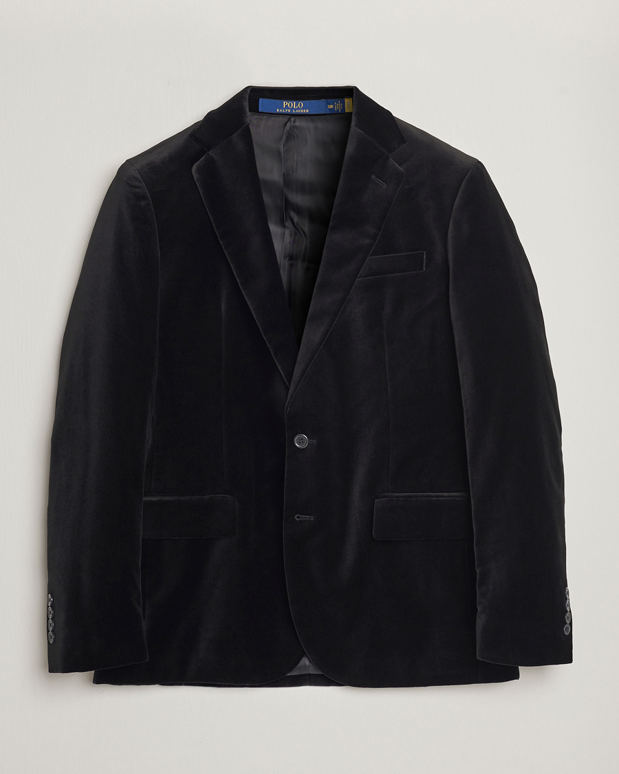 Herren | Preppy Authentic | Polo Ralph Lauren | Velvet Sportcoat Black