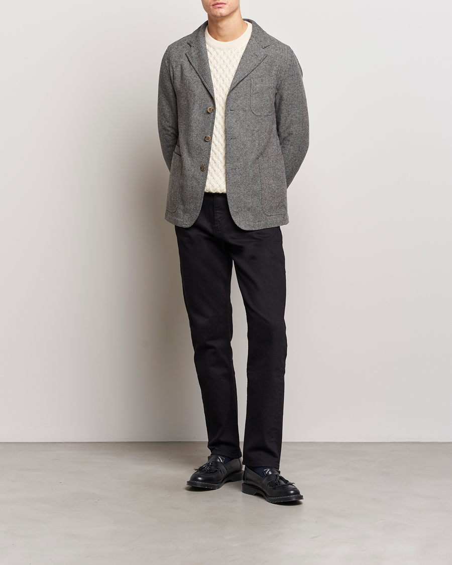 Herren | Sakkos | Polo Ralph Lauren | Classic Herringbone Sportcoat Black/Cream