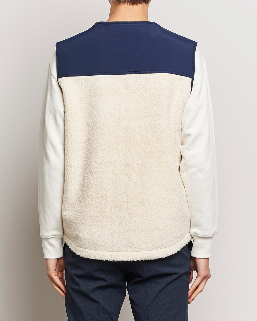 Herren | Jacken | Polo Ralph Lauren | Gilet Pile Vest Winter Cream/Newport Navy