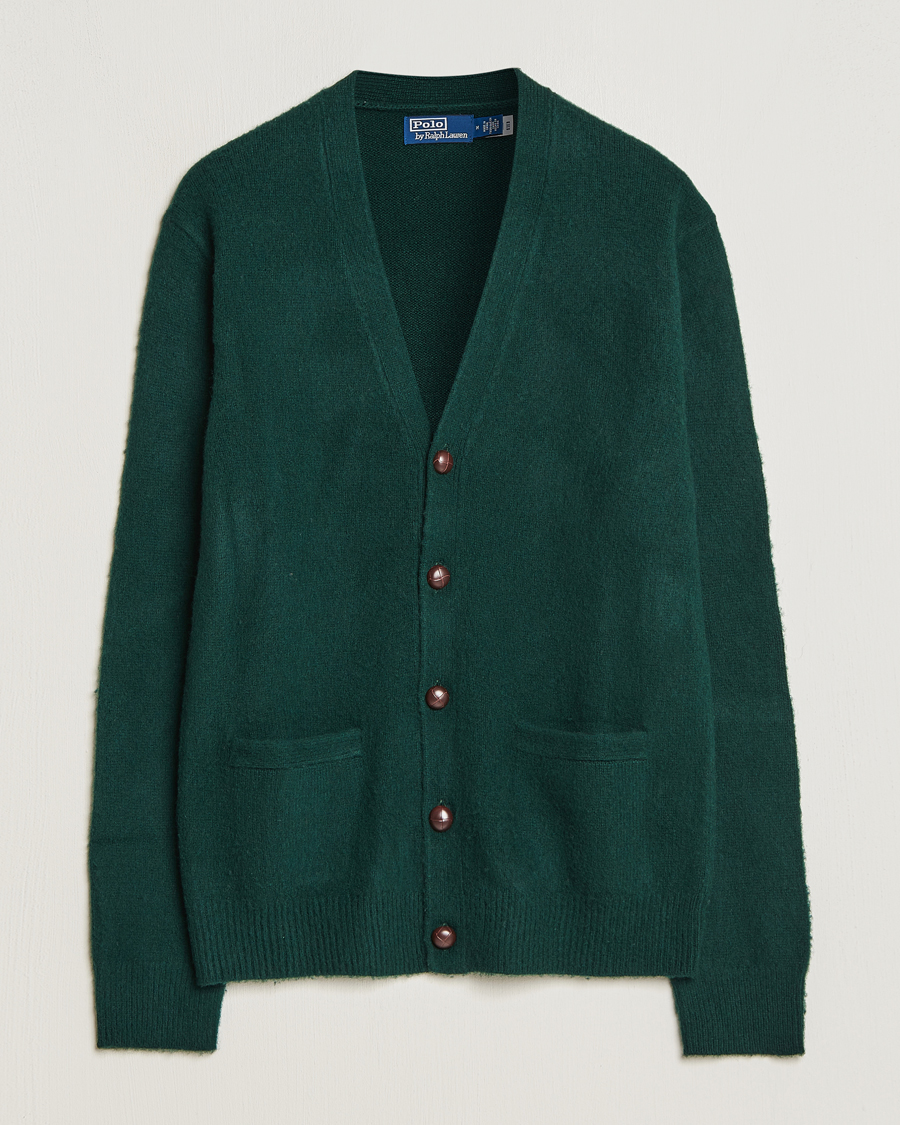 Herren | Pullover | Polo Ralph Lauren | Wool/Cashmere Cardigan Hunt Club Green