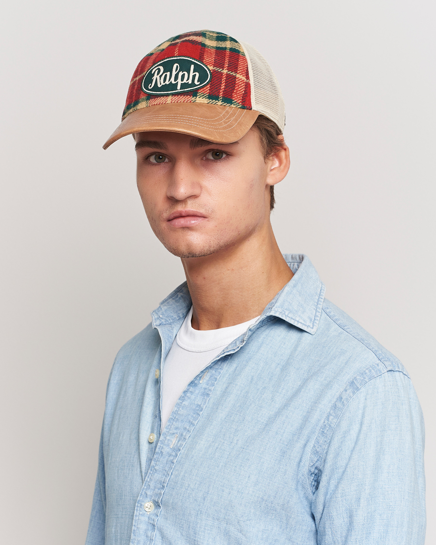 Herren |  | Polo Ralph Lauren | Flannel Ralph Cap Red/Black Multi
