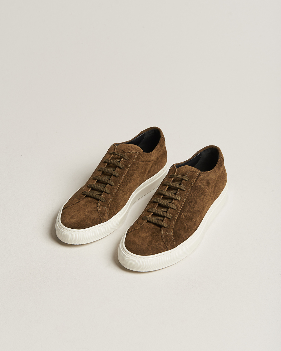 Herren | Common Projects Original Achilles Suede Sneaker Tobacco | Common Projects | Original Achilles Suede Sneaker Tobacco