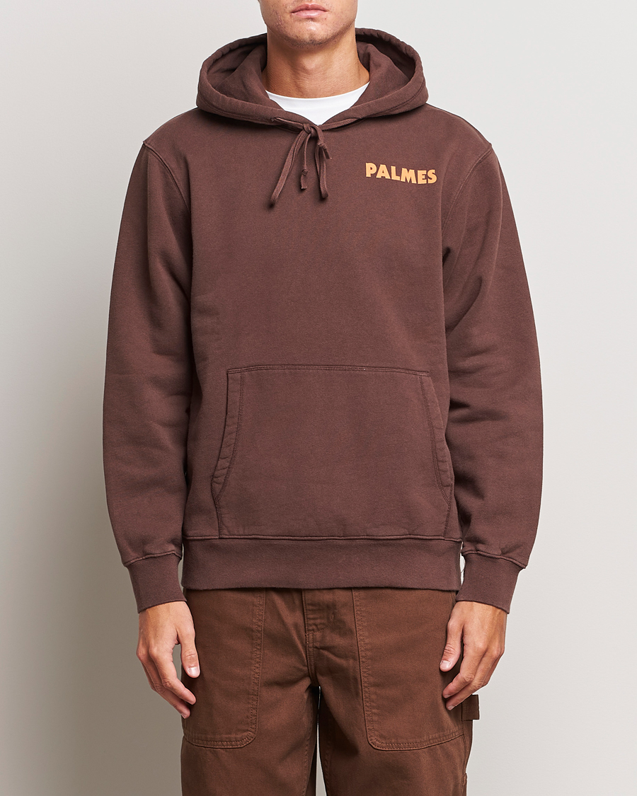 Herren | Pullover | Palmes | Bloody Hooded Sweatshirt Brown