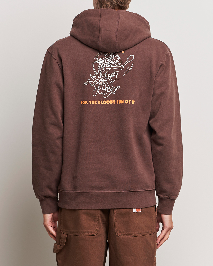 Herren | Pullover | Palmes | Bloody Hooded Sweatshirt Brown