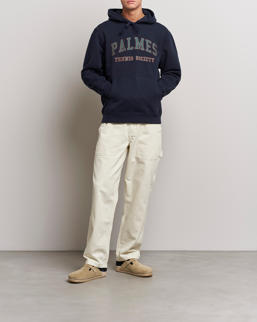 Herren | Pullover | Palmes | Mats Hooded Sweatshirt Navy